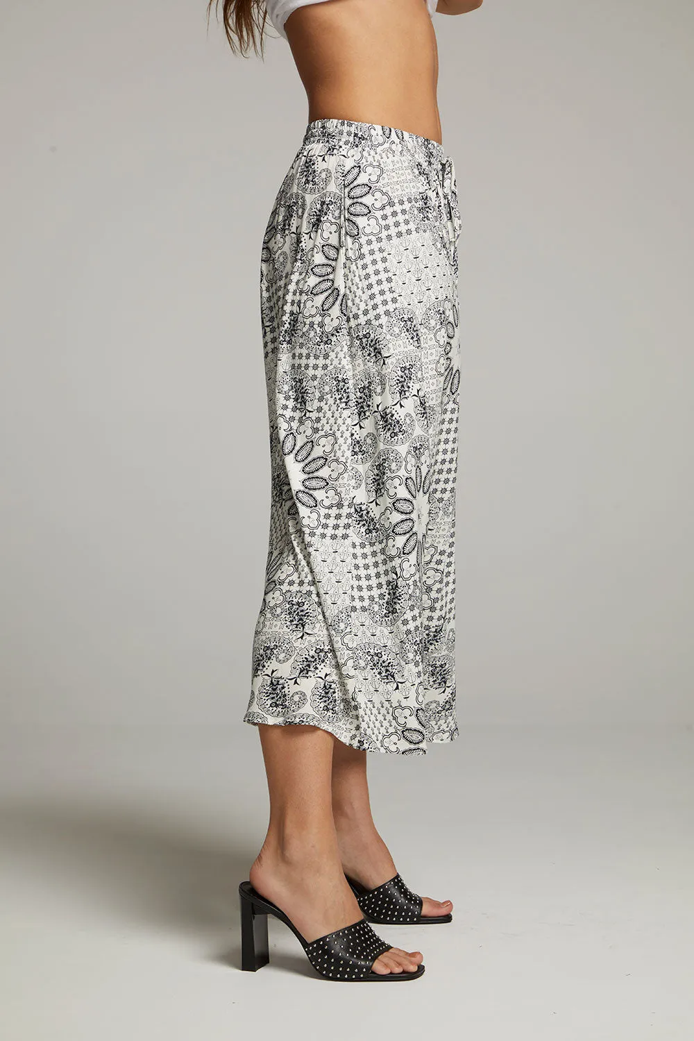 Darby Paisley Bandana Midi Skirt