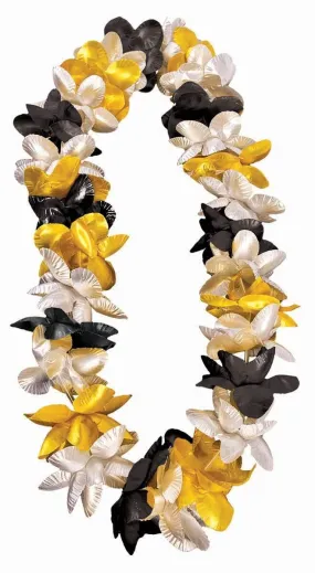 Deluxe Lei Gold Silver Black