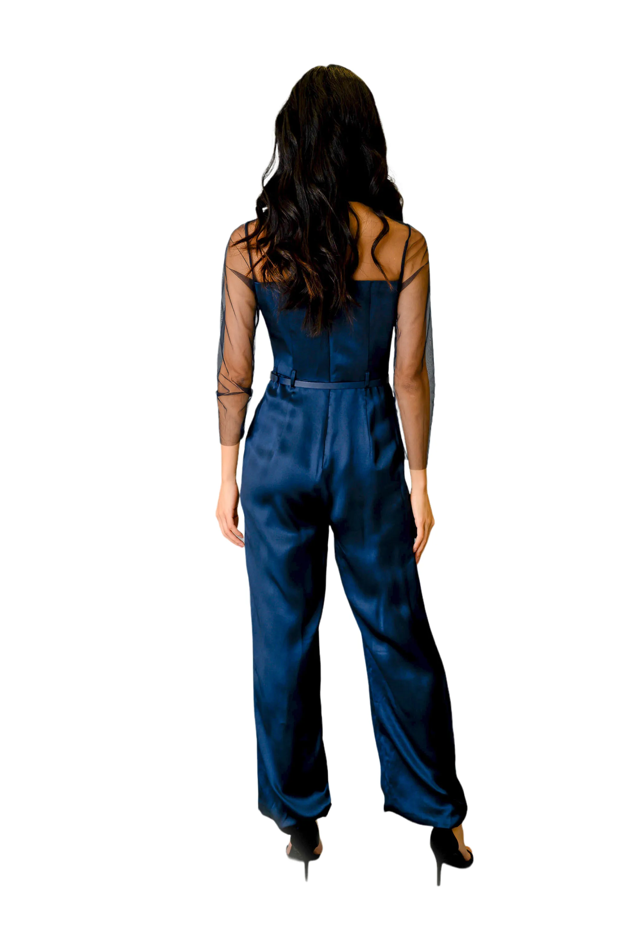 Double Silk Jumpsuit Women Dress