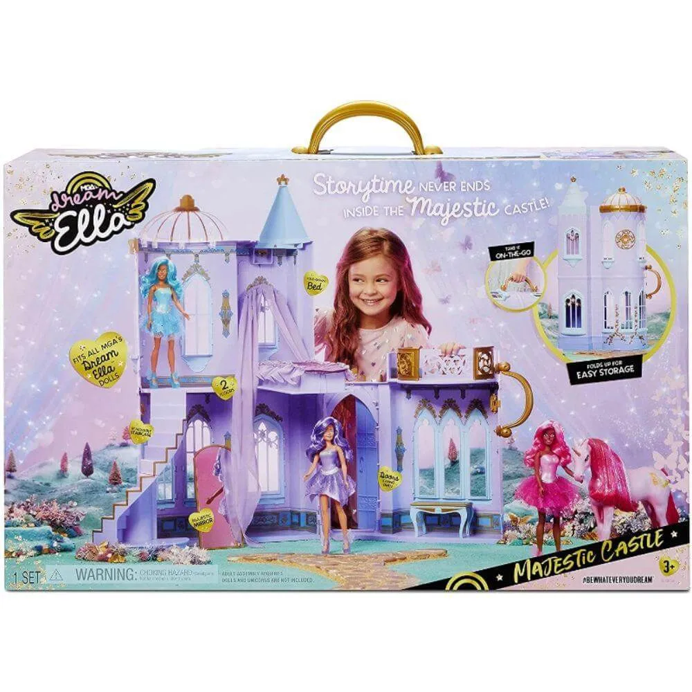 Dream Ella Majestic Castle Play Set - Unleash Fashion Doll Adventures in a Magical Realm!