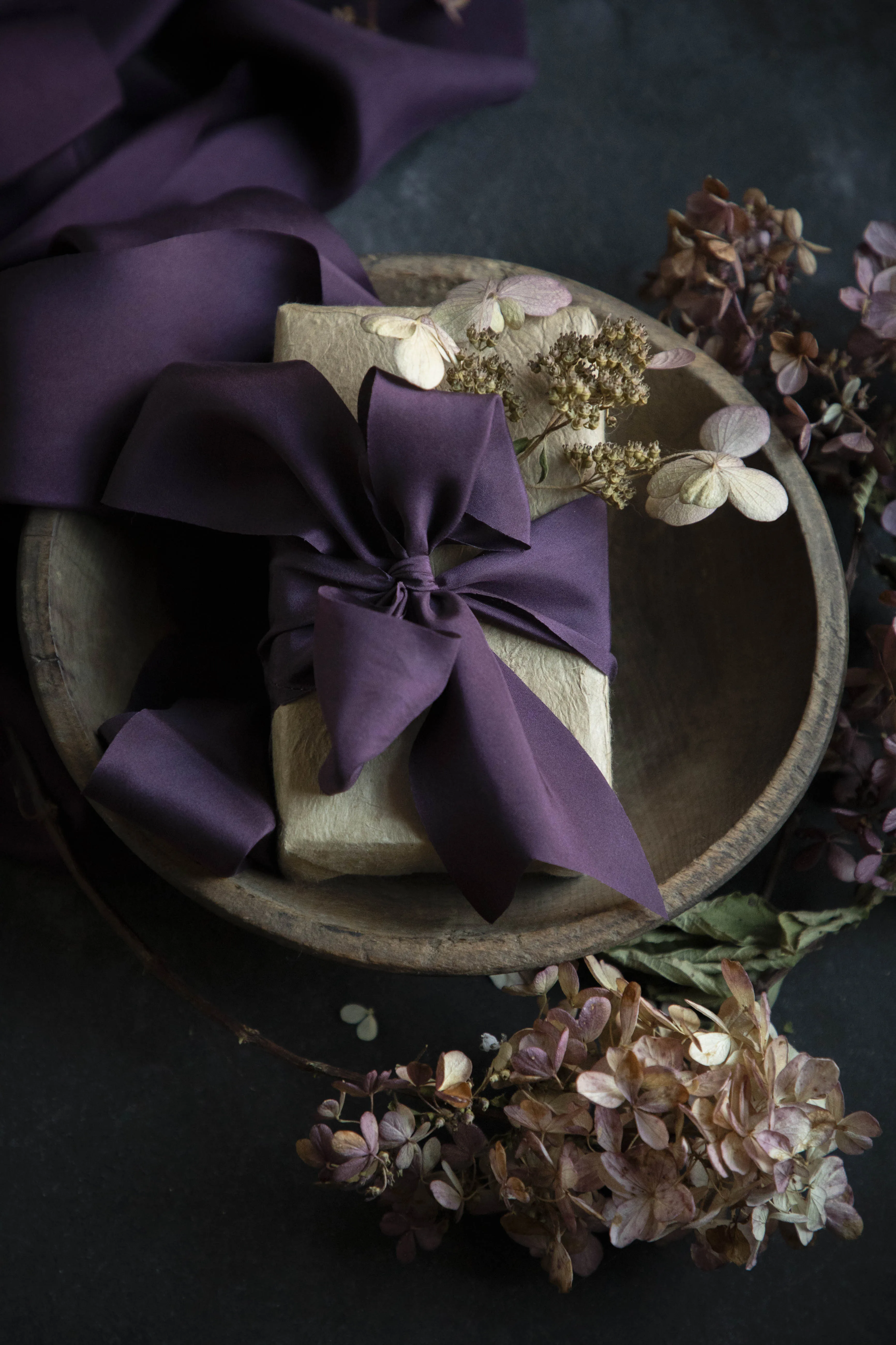 Eggplant Silk Ribbon {read note below}