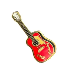 Elvis Presley Red Guitar Pin