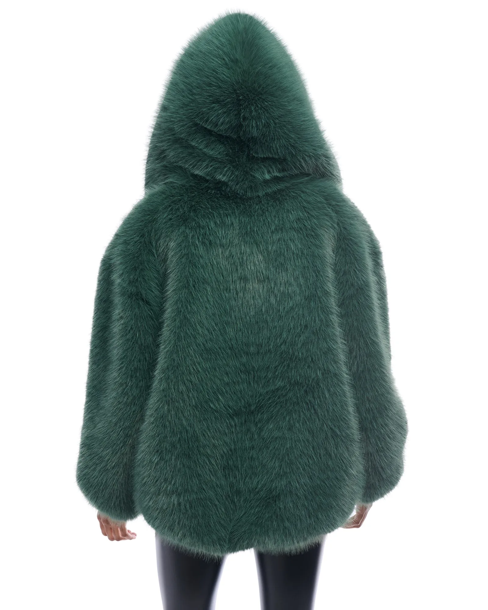 EMERALD-CITY FAUX FUR JACKET