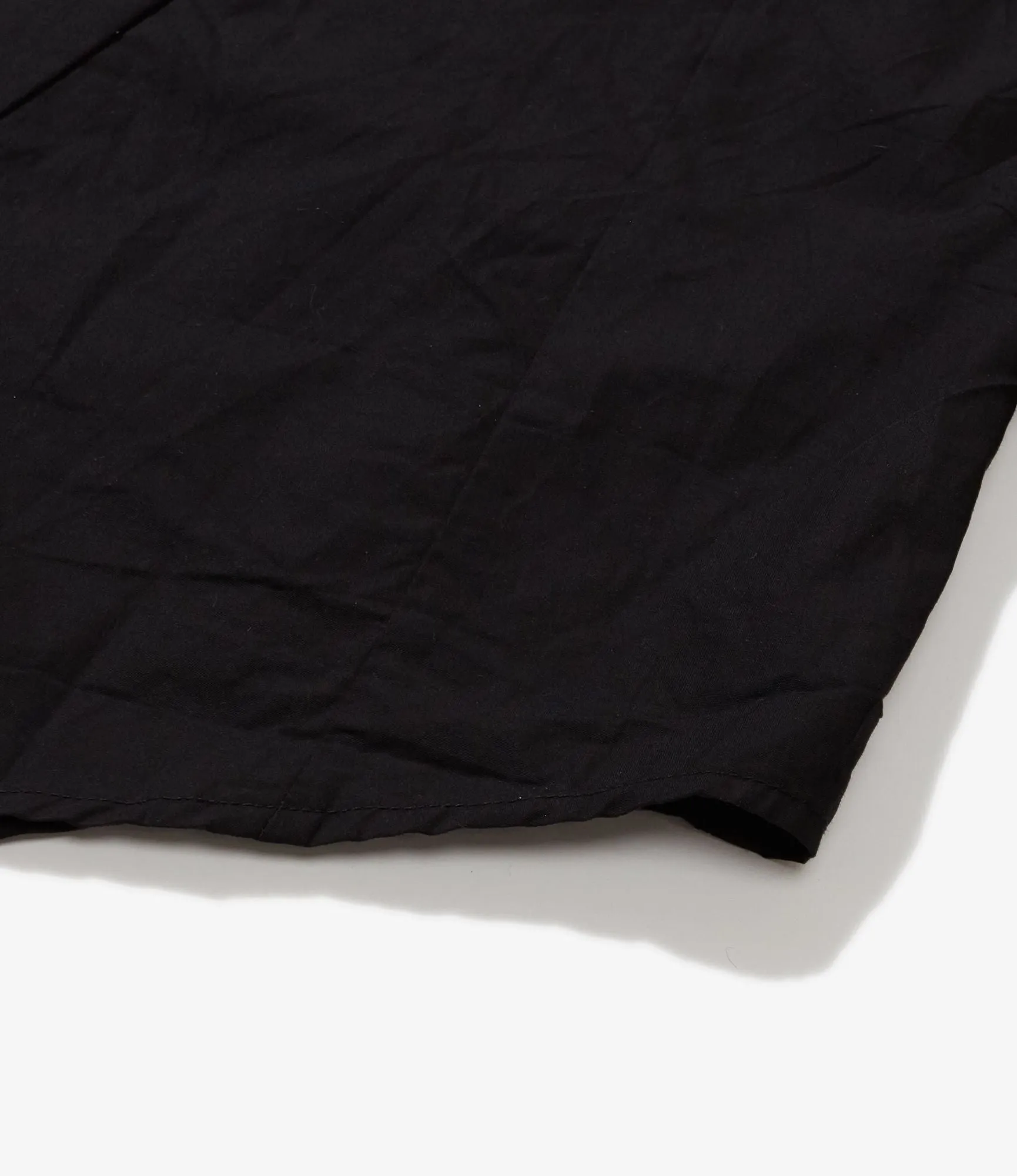 Engineered Garments Flared Shirt - Black 100s' 2Ply Broadcloth