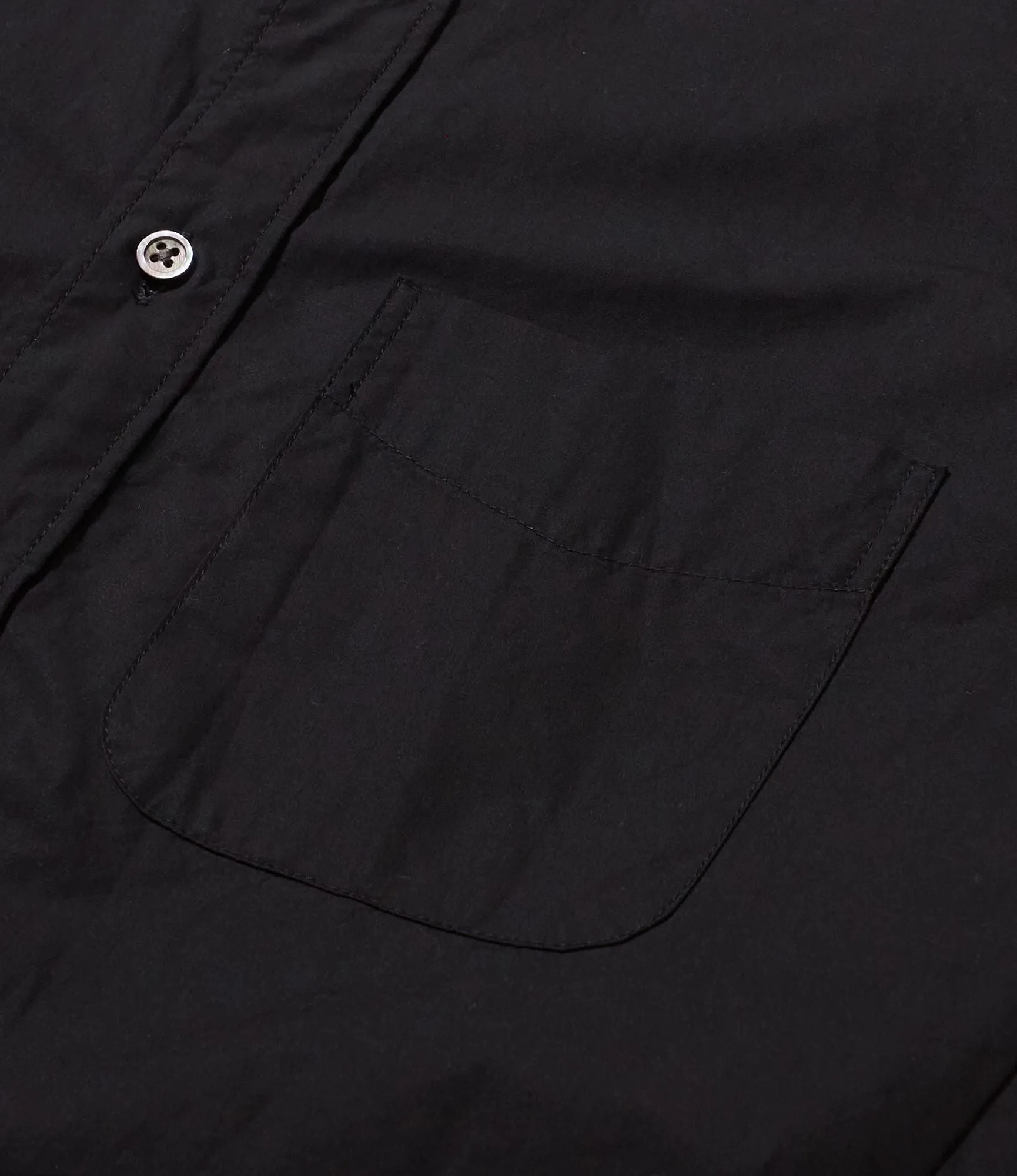 Engineered Garments Flared Shirt - Black 100s' 2Ply Broadcloth