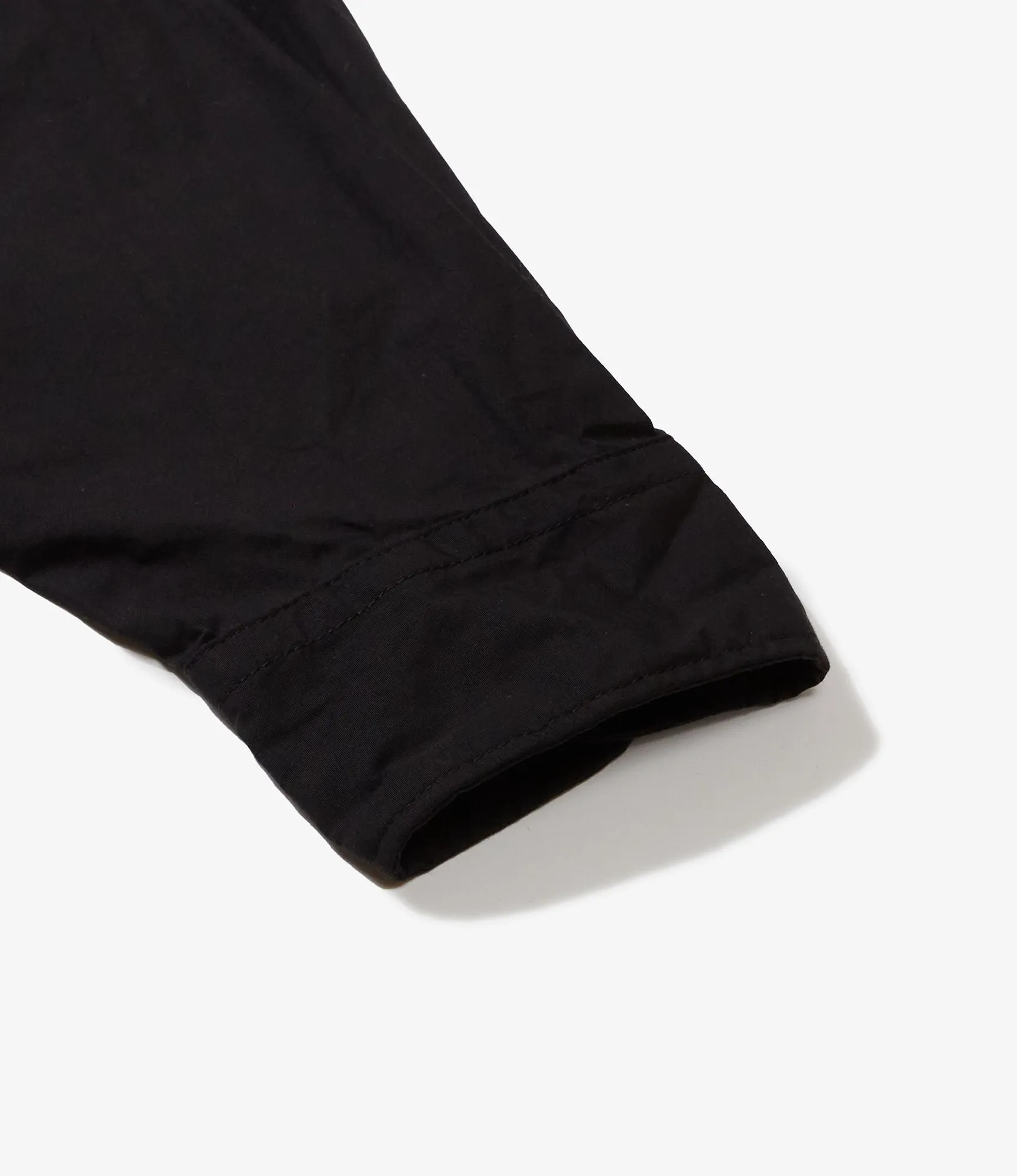 Engineered Garments Flared Shirt - Black 100s' 2Ply Broadcloth