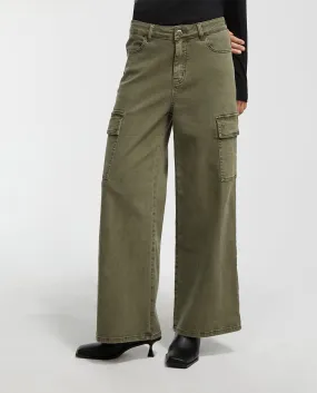 Faded cargo trousers