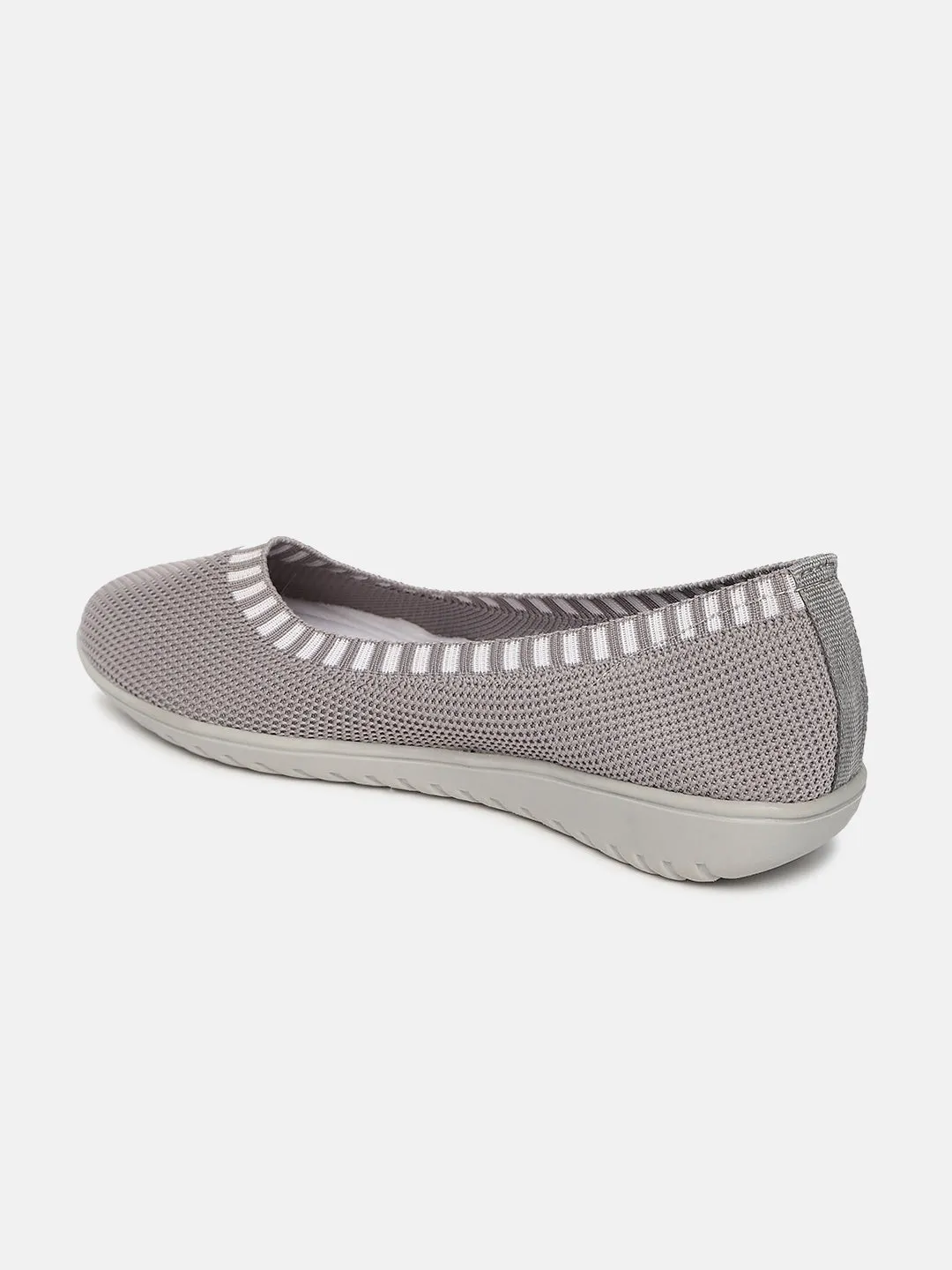 Flatform Ballerinas Woven Design