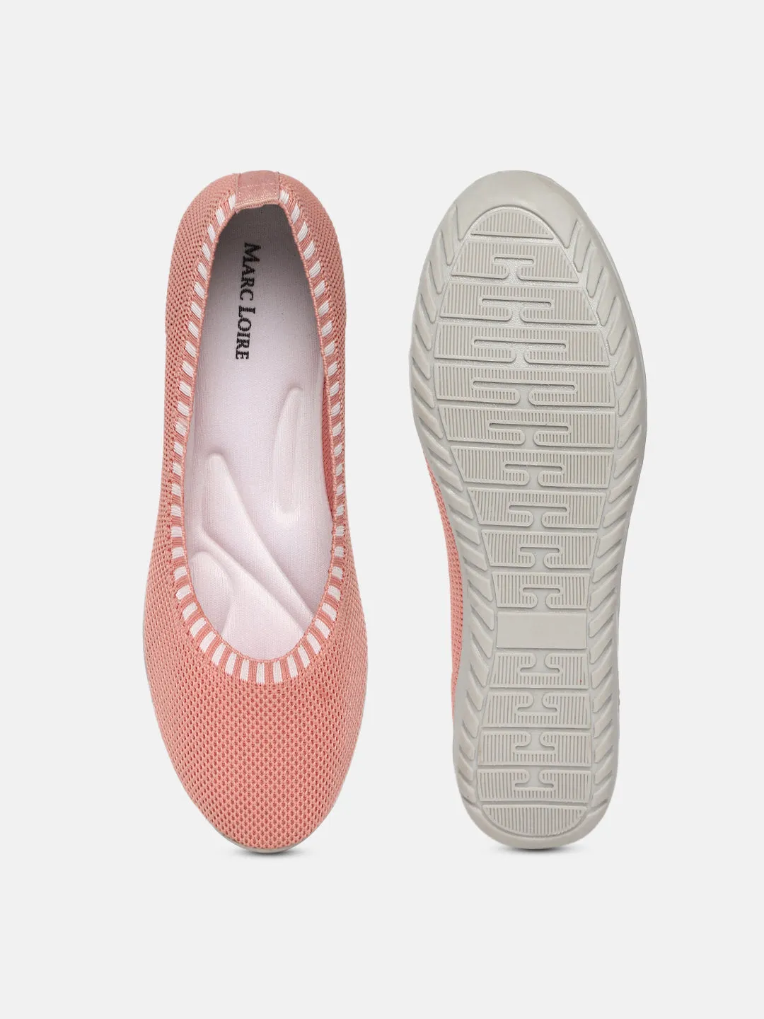 Flatform Ballerinas Woven Design