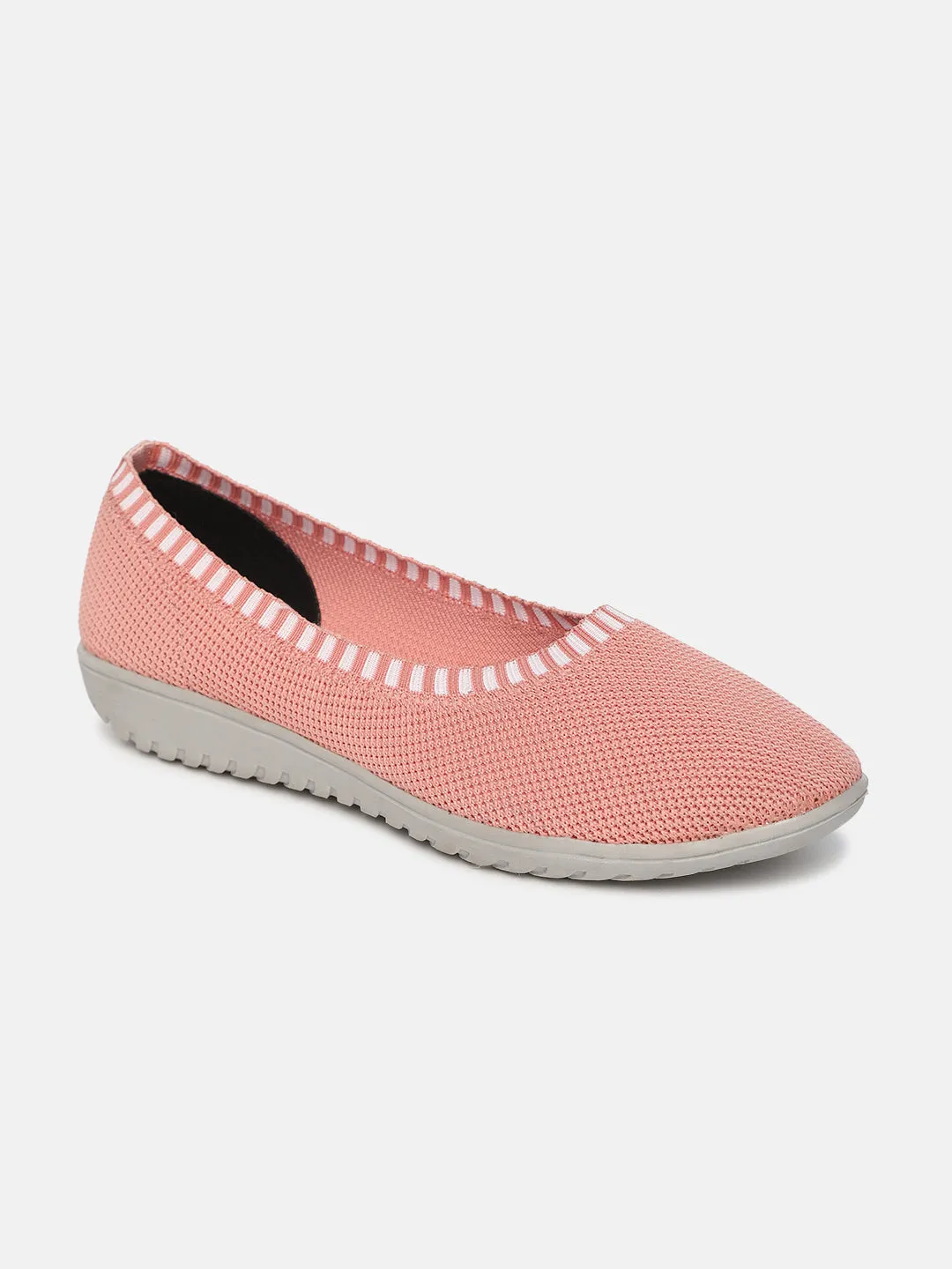 Flatform Ballerinas Woven Design