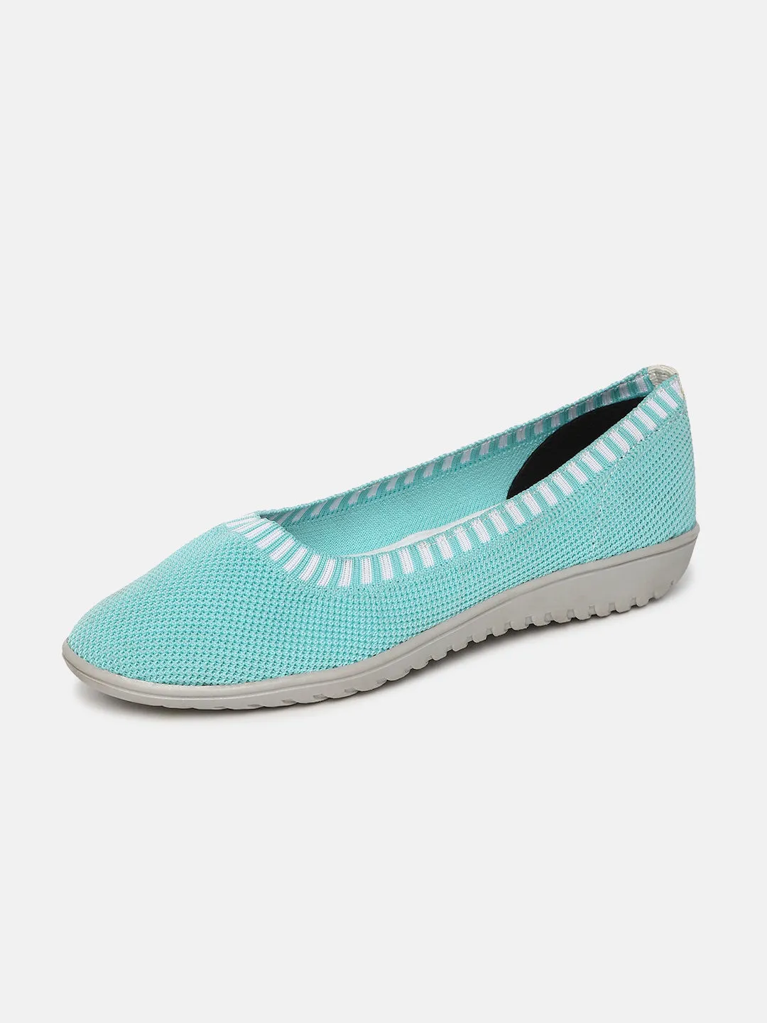 Flatform Ballerinas Woven Design