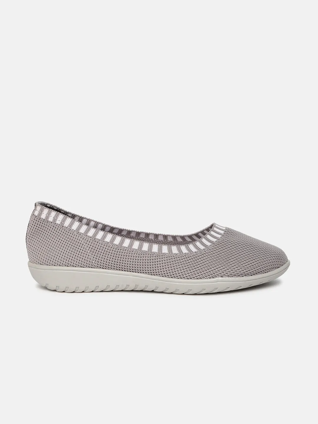 Flatform Ballerinas Woven Design