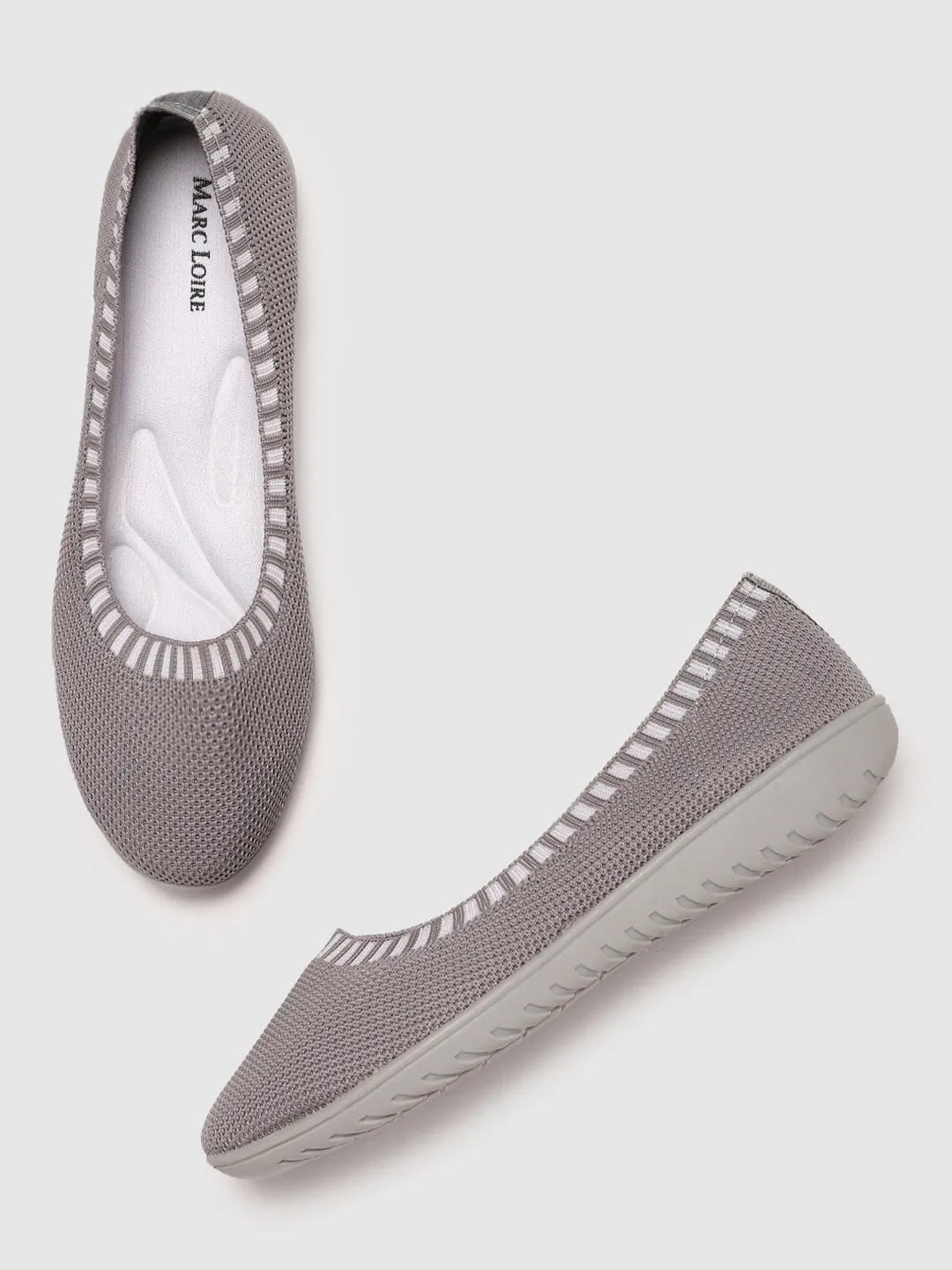 Flatform Ballerinas Woven Design