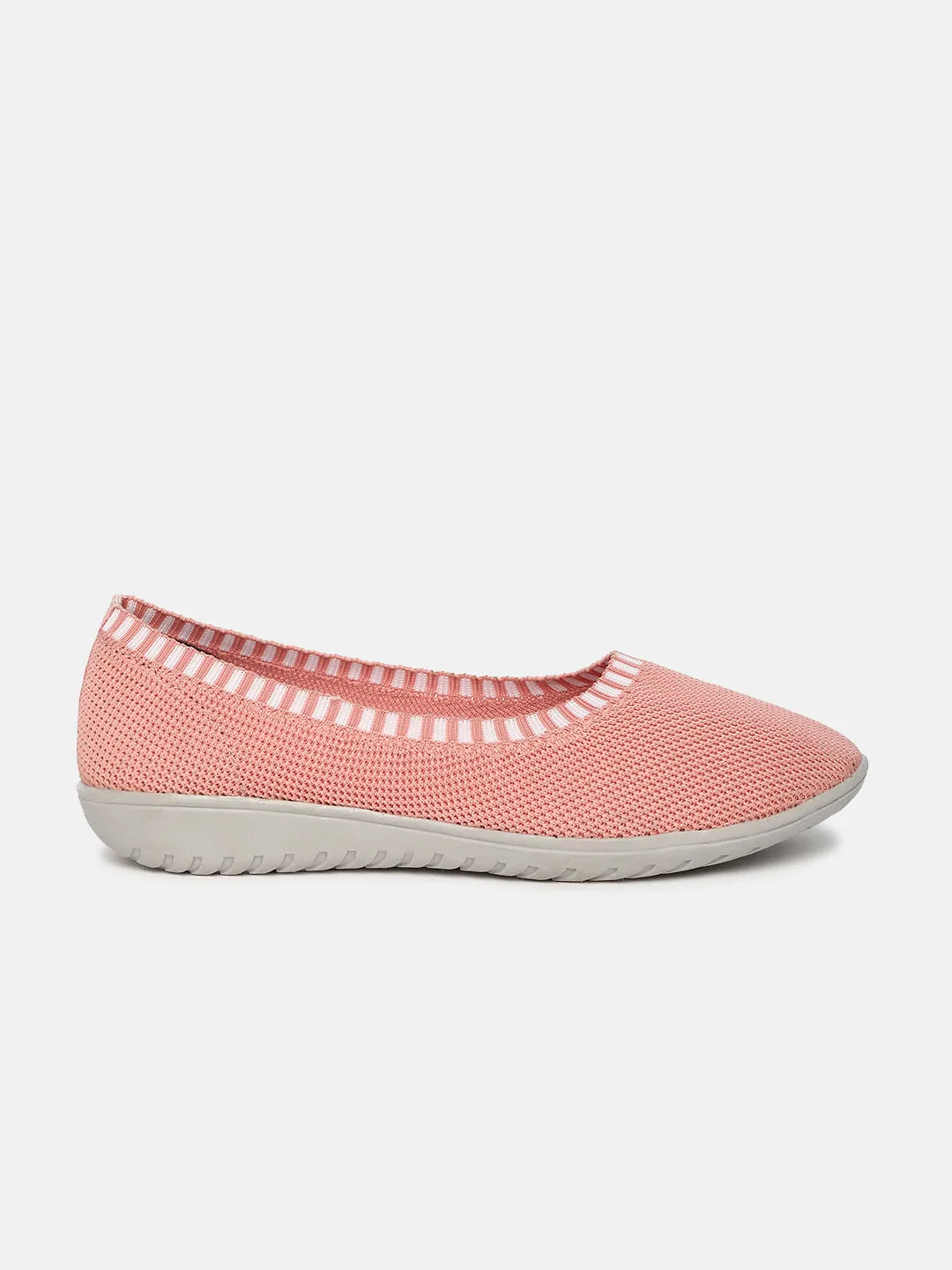 Flatform Ballerinas Woven Design