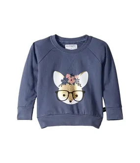 Flower Fox Sweatshirt 6-12M