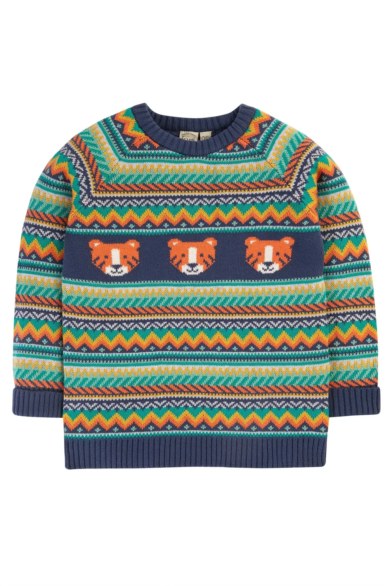 Fowey Tiger Fairisle Knitted Jumper