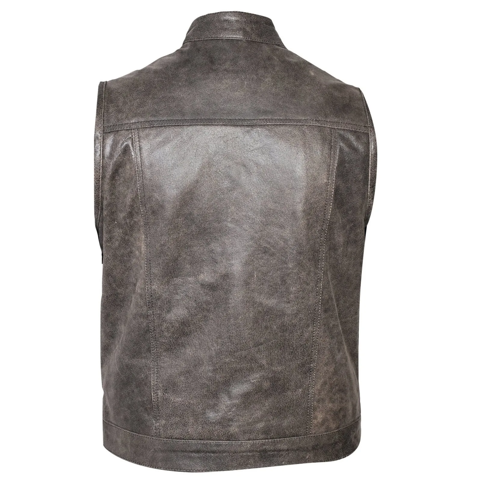 Gilet Sons of Anarchy Cowhide Leather Vest Biker Motorcycle