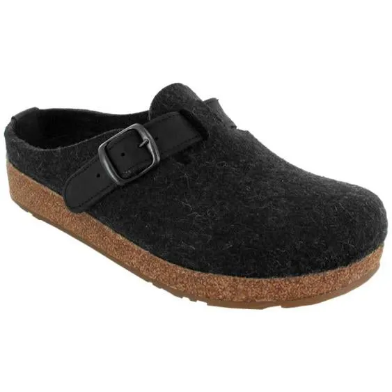 Haflinger GZB Wool Buckled Slip On Shoe