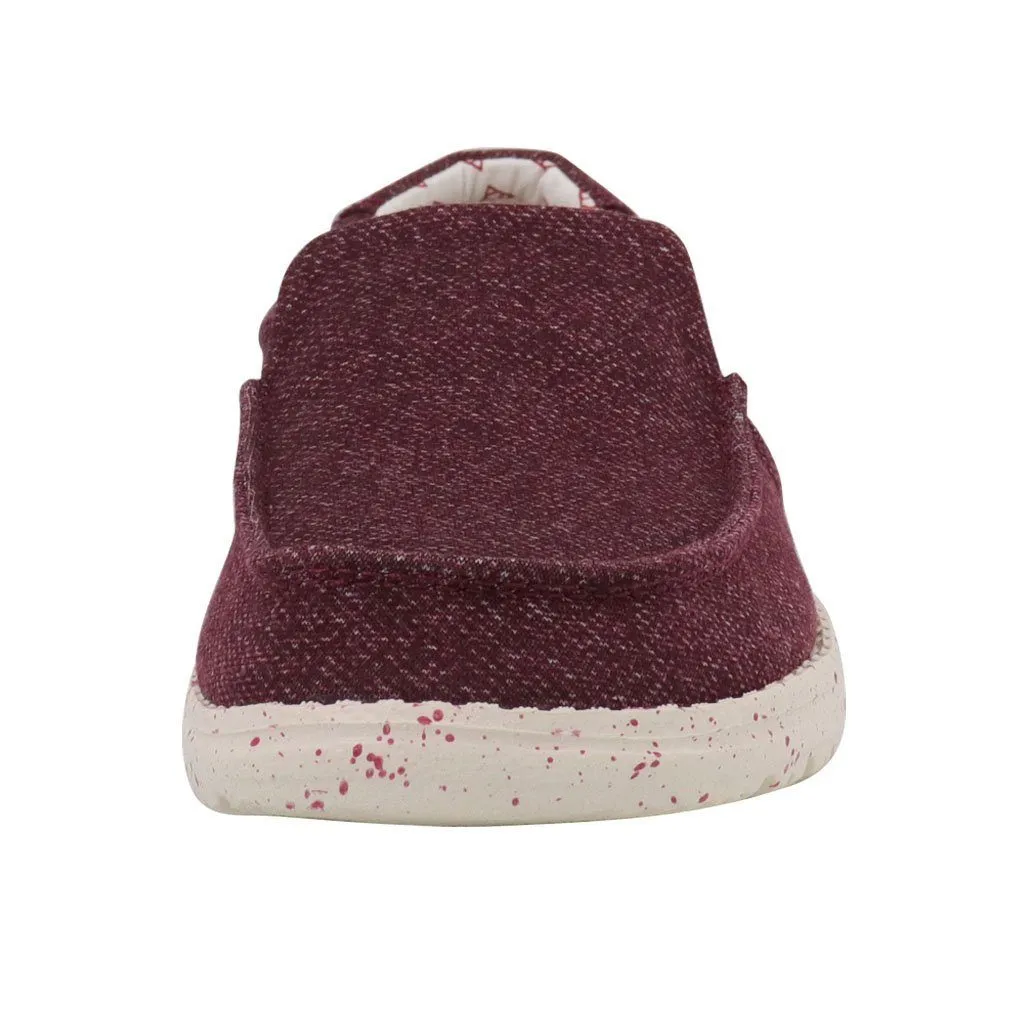 Hey Dude Misty Burgundy Slip On