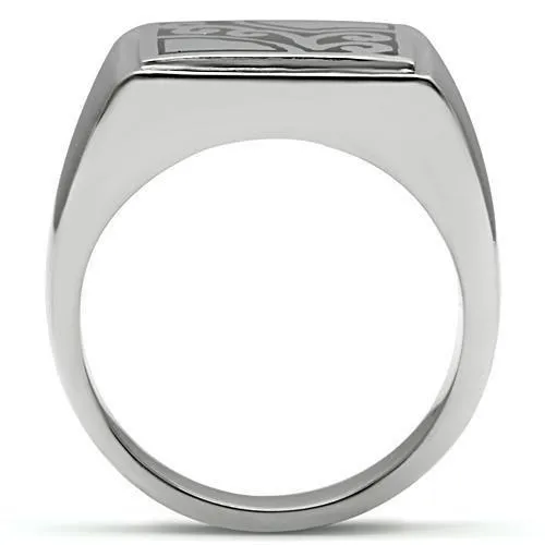 High polished (no plating) Stainless Steel Ring with No Stone for Women Style TK482