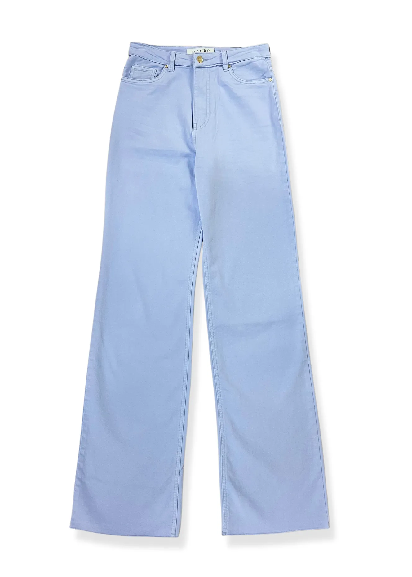 High waist straight leg jeans sky blue (REGULAR)