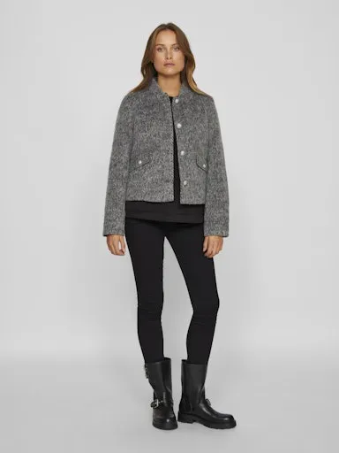 Hilda Short Jacket (Medium Grey/Melange)