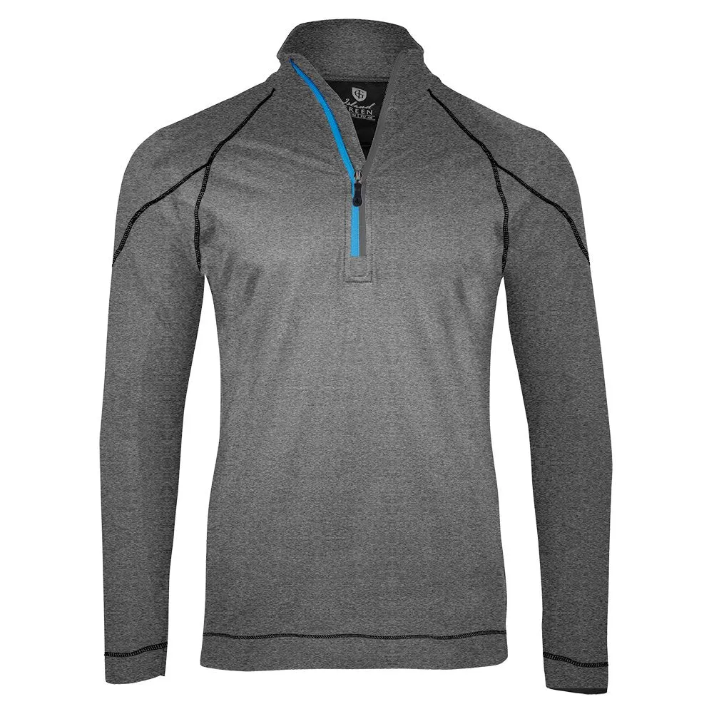 Island Green Performance Top Layer - Grey Marl/Black