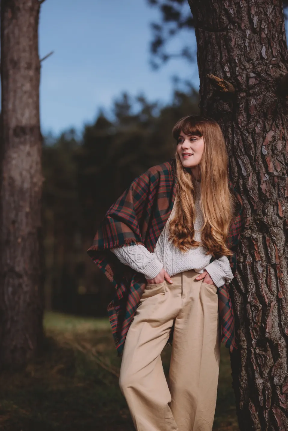 John Muir Way Tartan Shawl by LoullyMakes