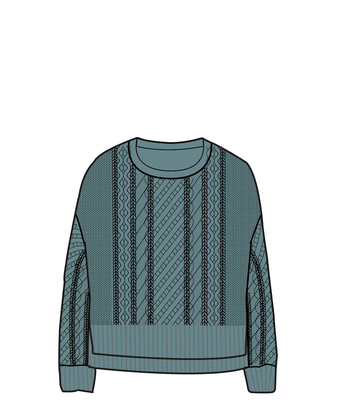 Juniper Recycled Knitted Jumper - Arctic