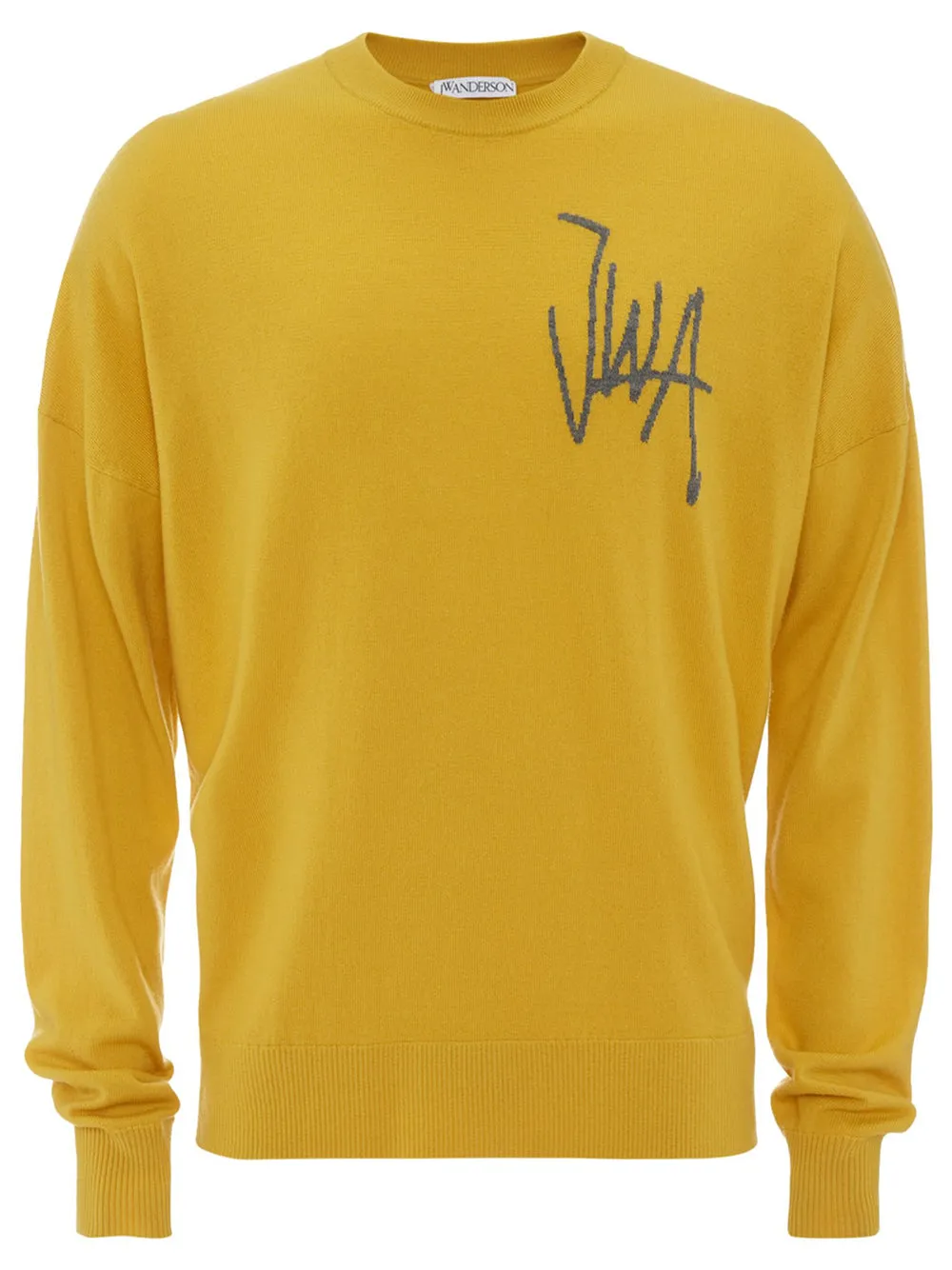 JW Anderson Jwa Crewneck Jumper (Yellow)