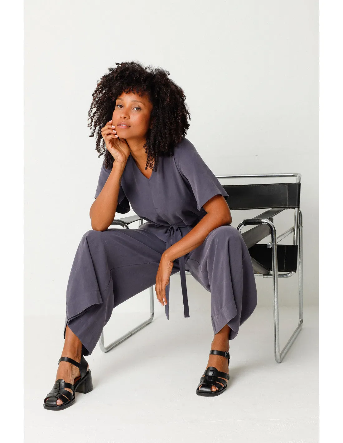 KAIE JUMPSUIT dark grey | SKFK