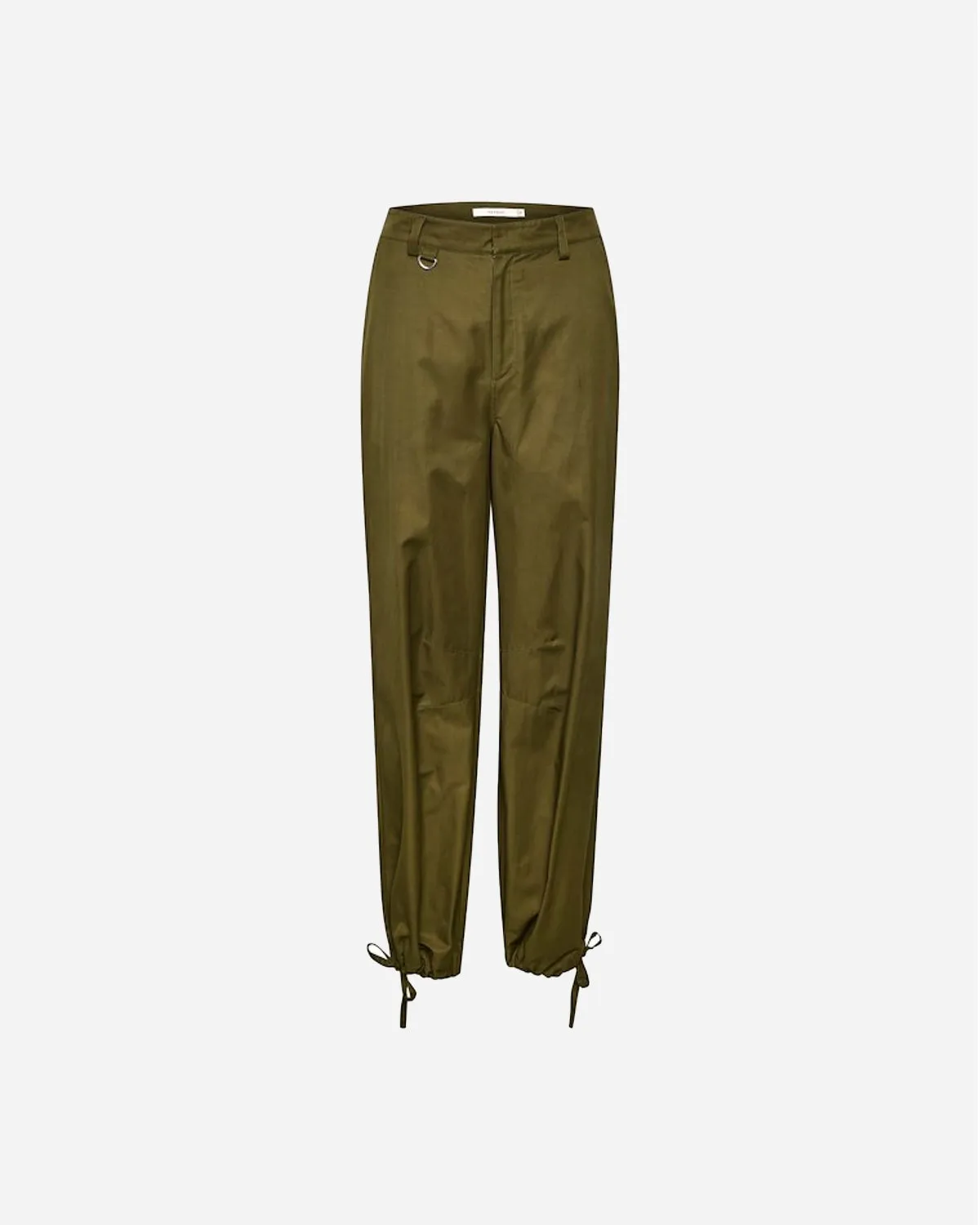 Karla HW Cargo Pants - Military Olive