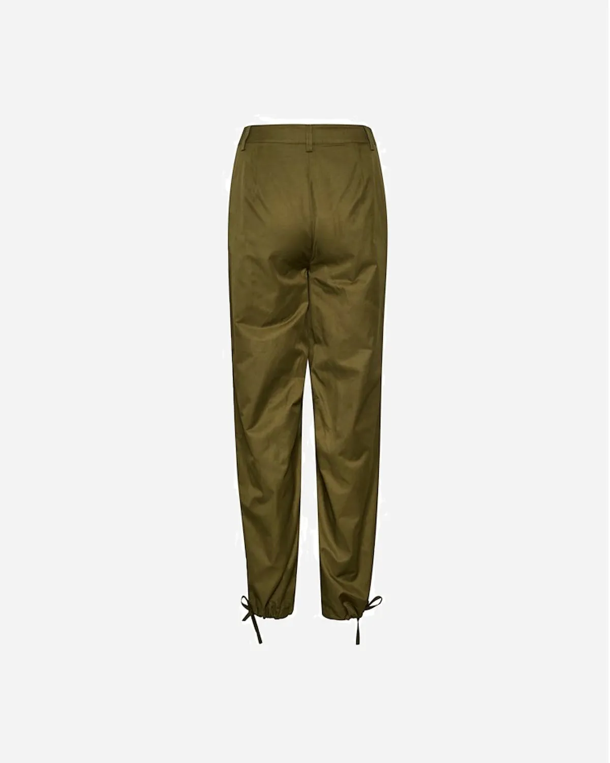 Karla HW Cargo Pants - Military Olive