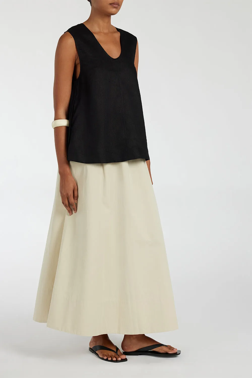 KIRSTY STONE COTTON CIRCLE SKIRT