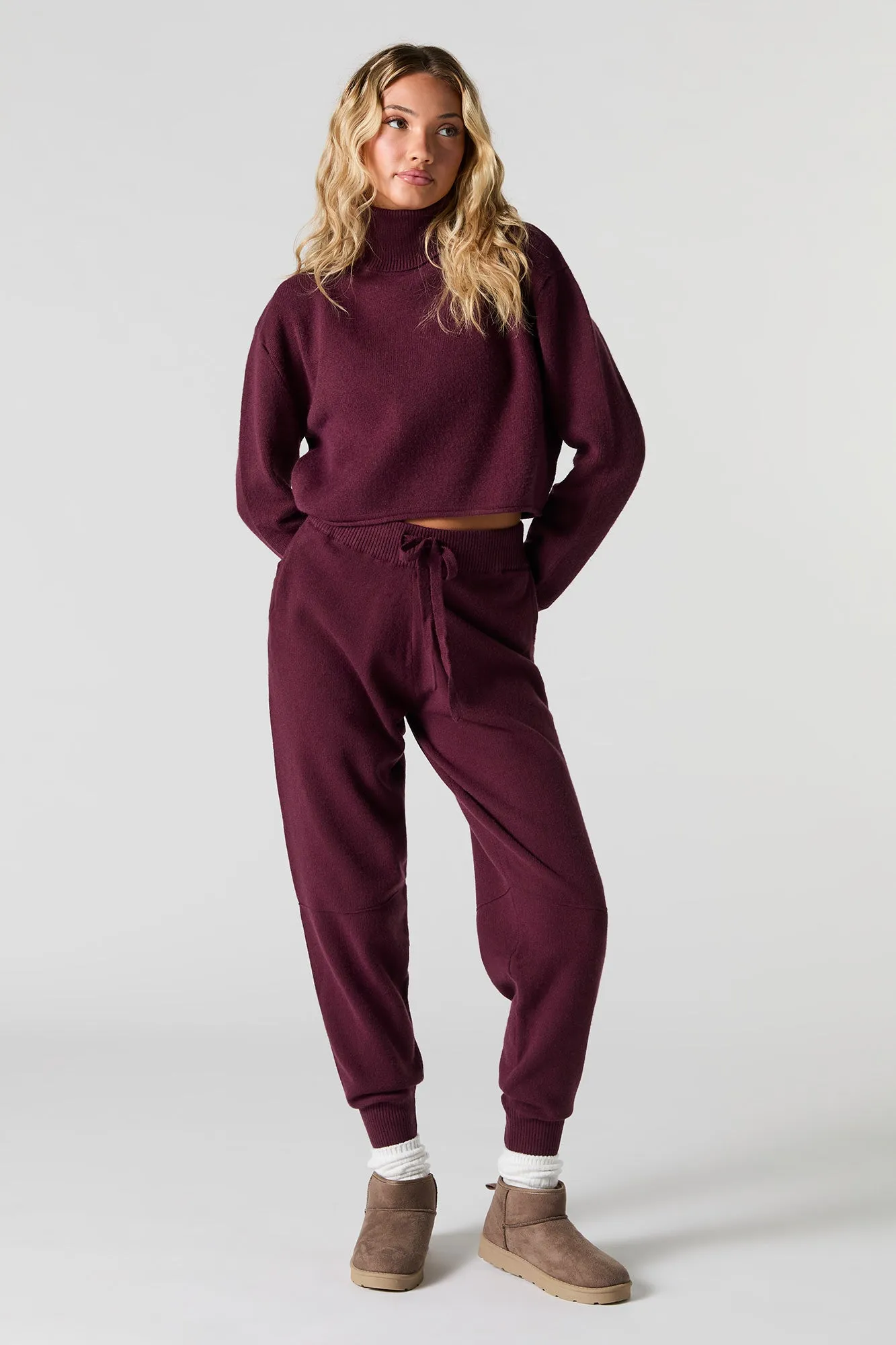 Knit Drawstring Jogger