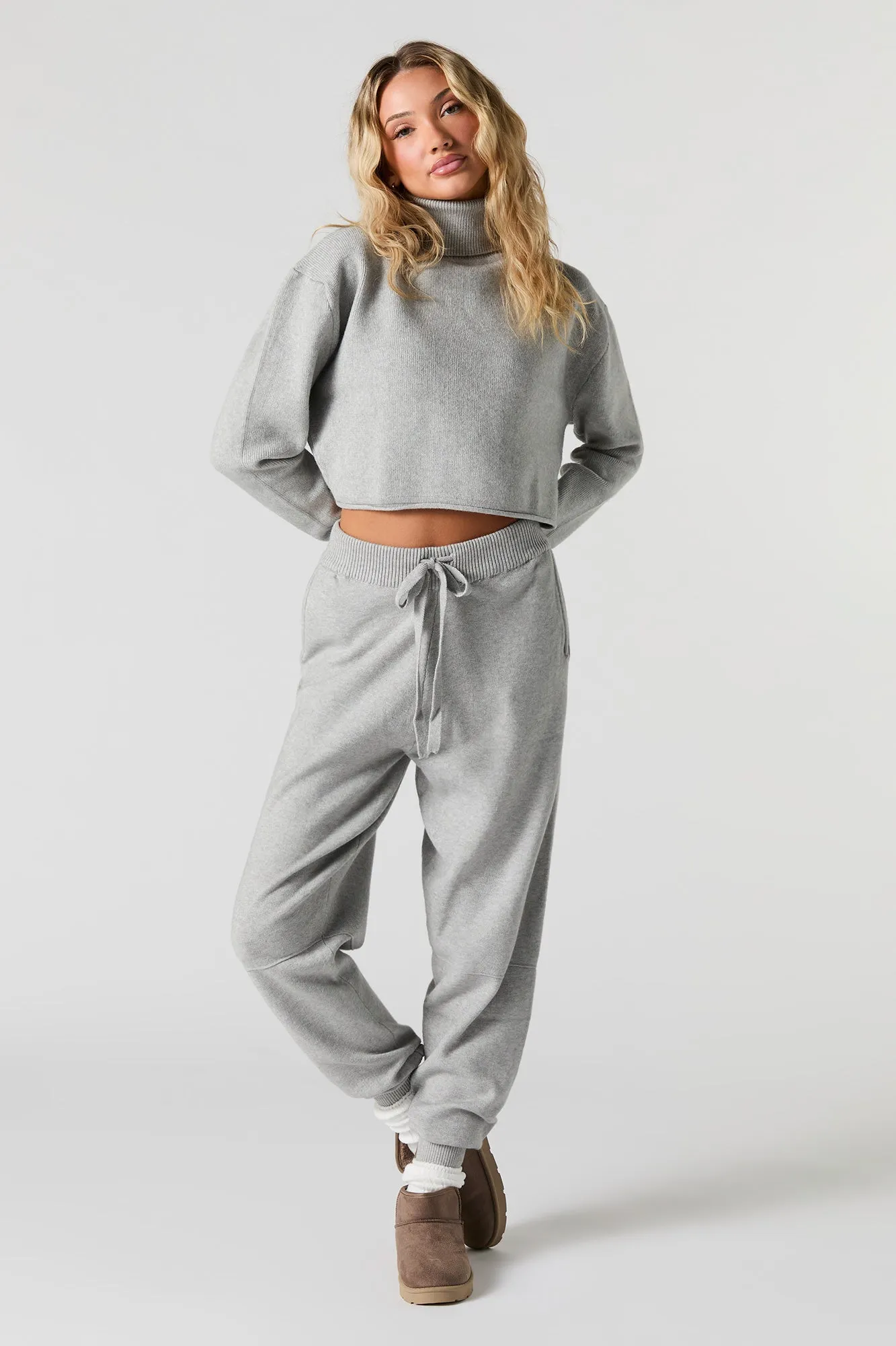 Knit Drawstring Jogger