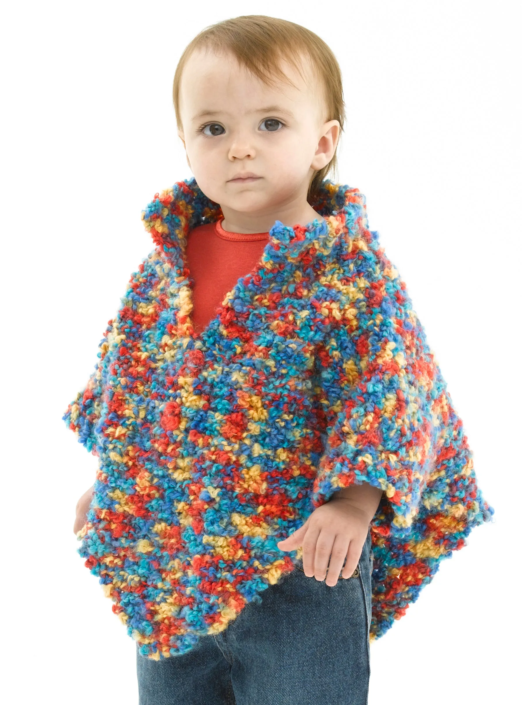 Knitted Baby Poncho (Knit)