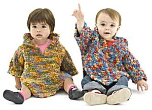 Knitted Baby Poncho (Knit)