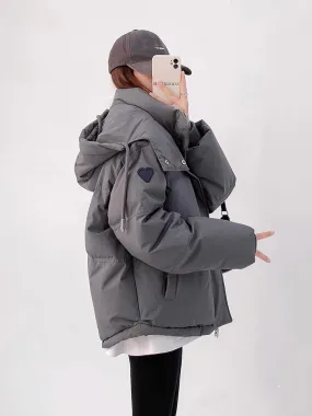 Korean Winter Women's Oversized Puffer Jacket