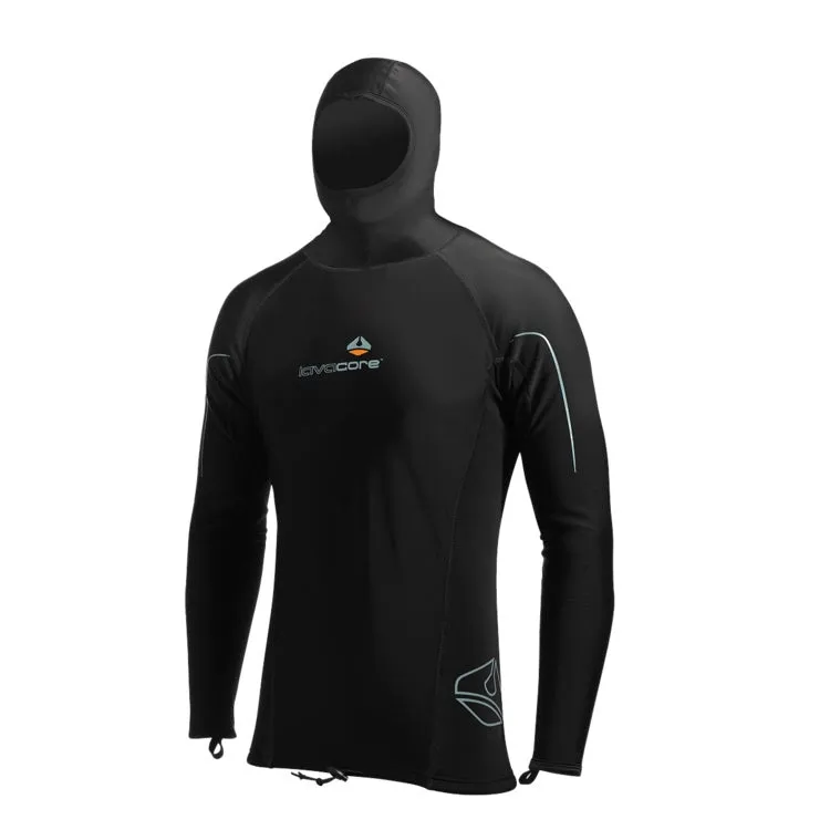 Lavacore Men's Long Sleeve Hooded Polytherm Top