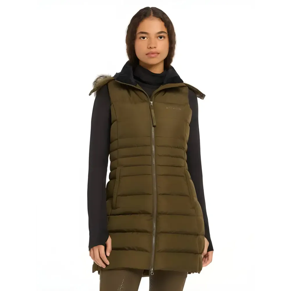 Lemieux Harper Longline Puffer Gilet Alpine