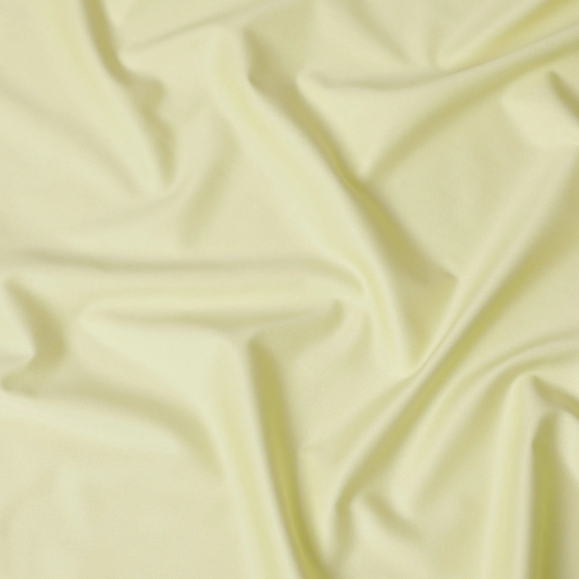 Lemon yellow Plain Premium pure Swiss 100% cotton shirting fabric-D16628