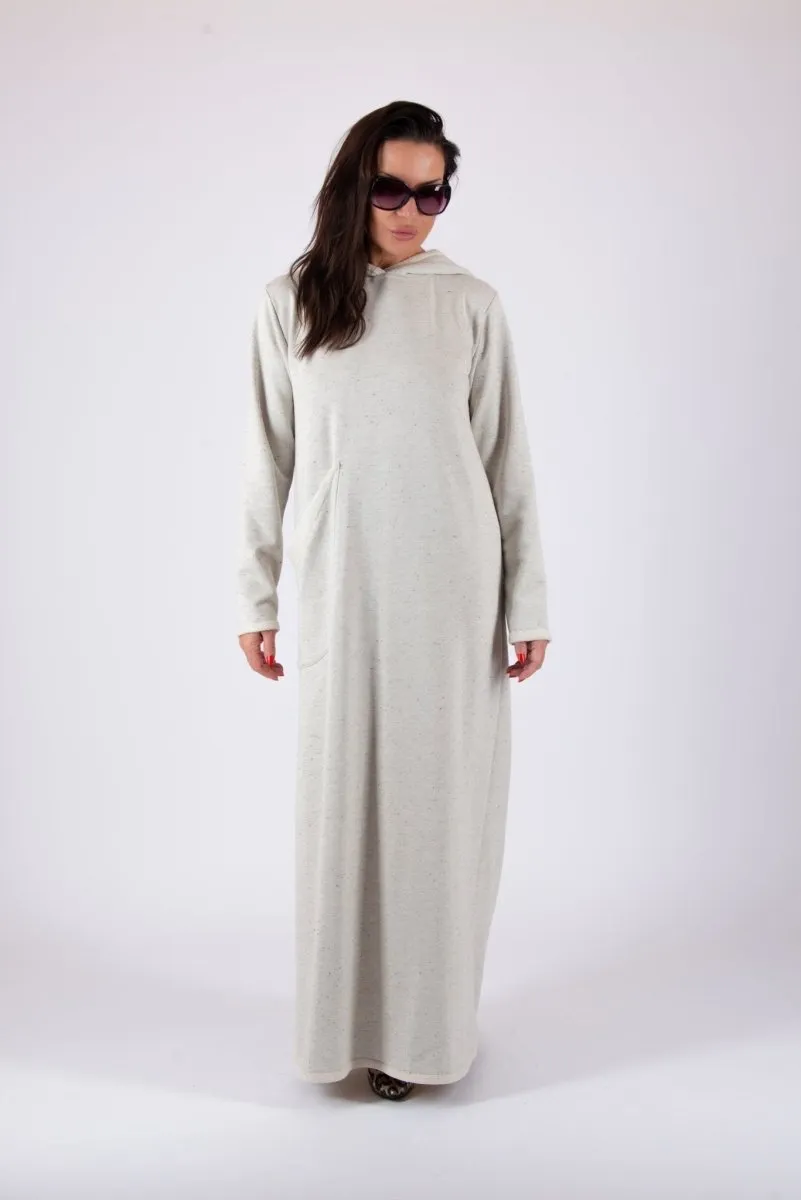 LINDA Cotton Hooded Dress ON SALE