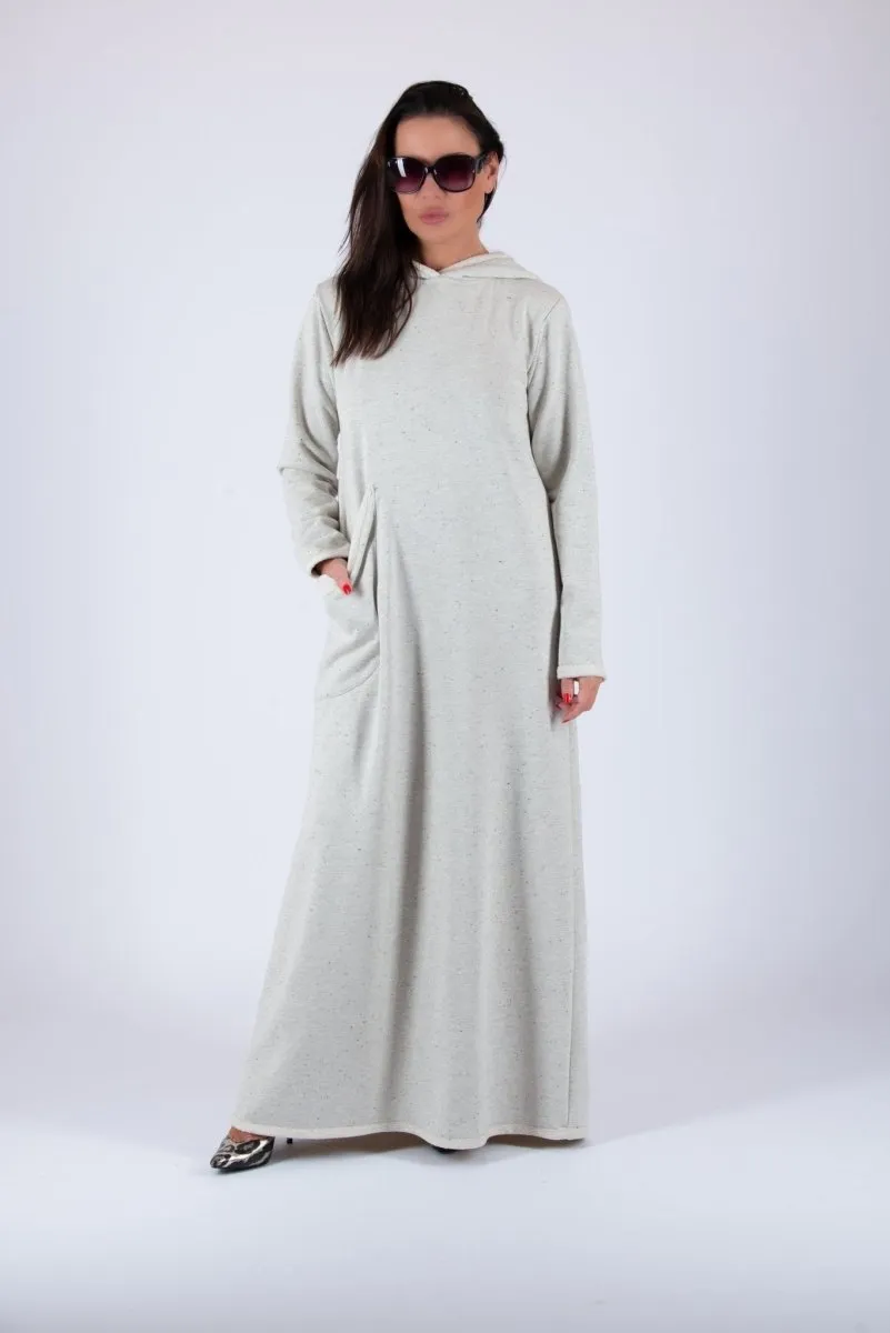 LINDA Cotton Hooded Dress ON SALE