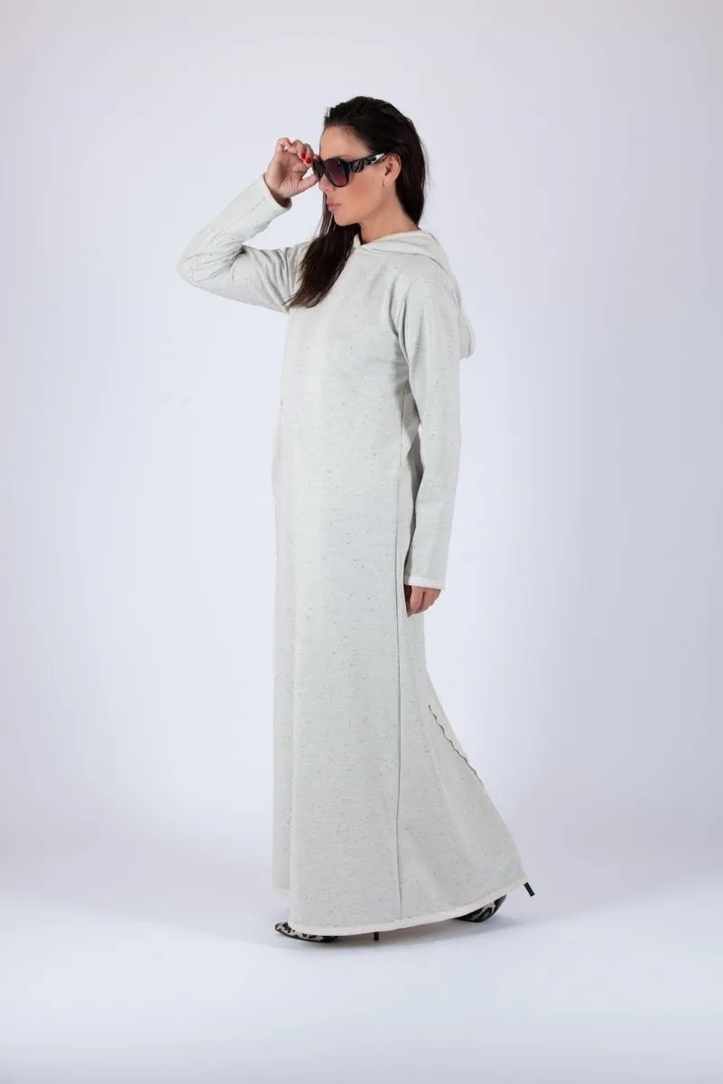 LINDA Cotton Hooded Dress ON SALE