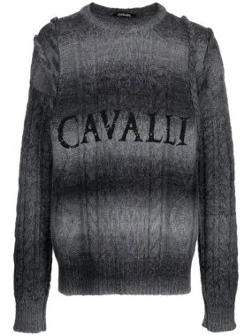 Logo-Print Knit Jumper