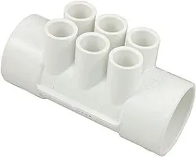 Manifold 2" Slip x 2" Slip x (6) 1/2" Slip Ports Flow Thru