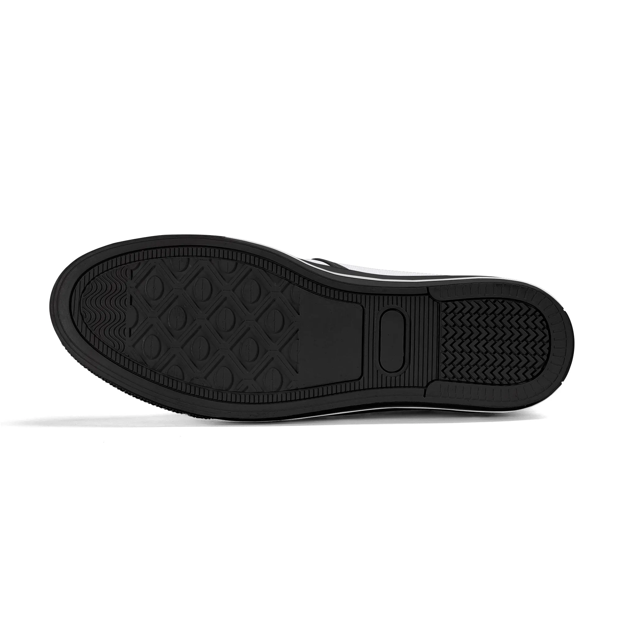 Mens Flying Skulls Rubber Slip On Shoes