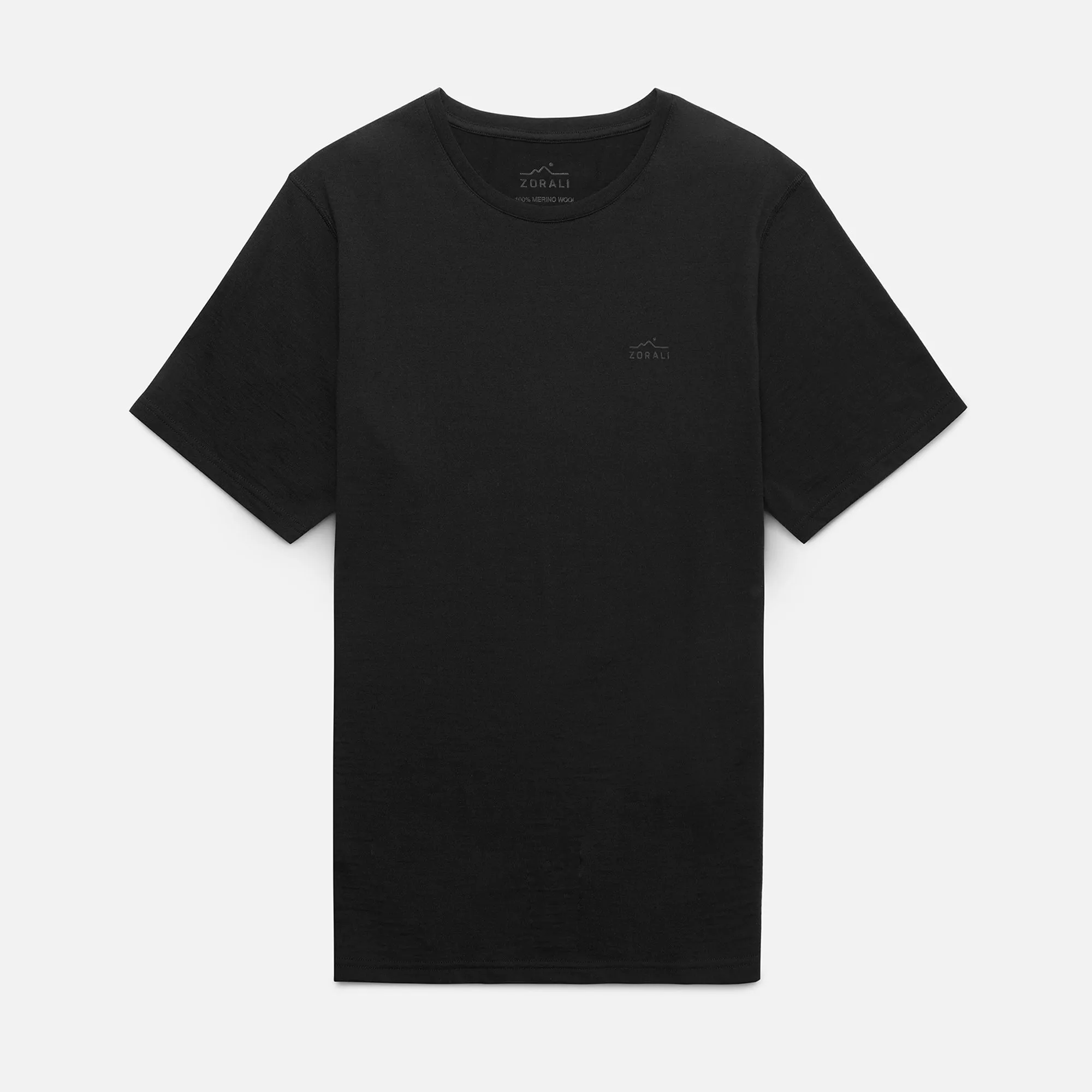 Mens Merino T-Shirt Charcoal