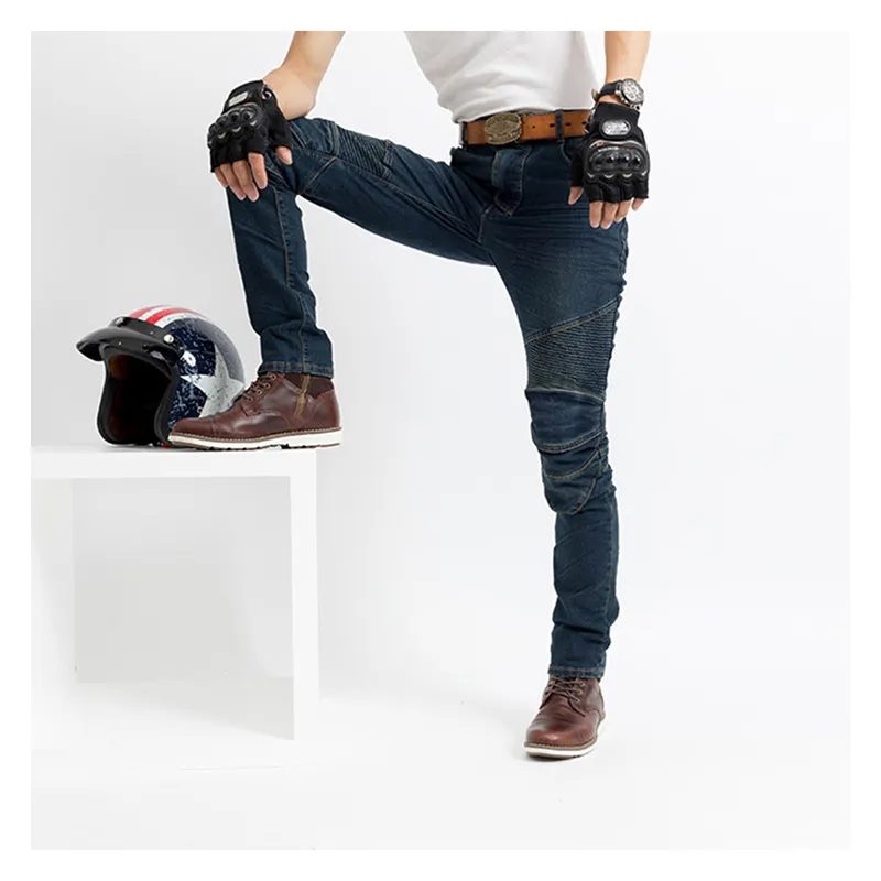 Men's Straight Off Road Motorcycle Jeans